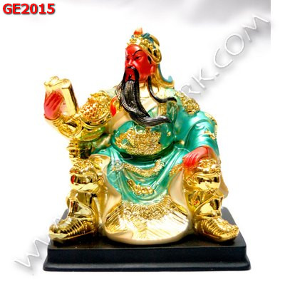 GE2015 เทพกวนอู นั่งอ่านหนังสือ  ราคา 1499 บาท http://ww2.hengmark.com/view_product/GE2015.htm