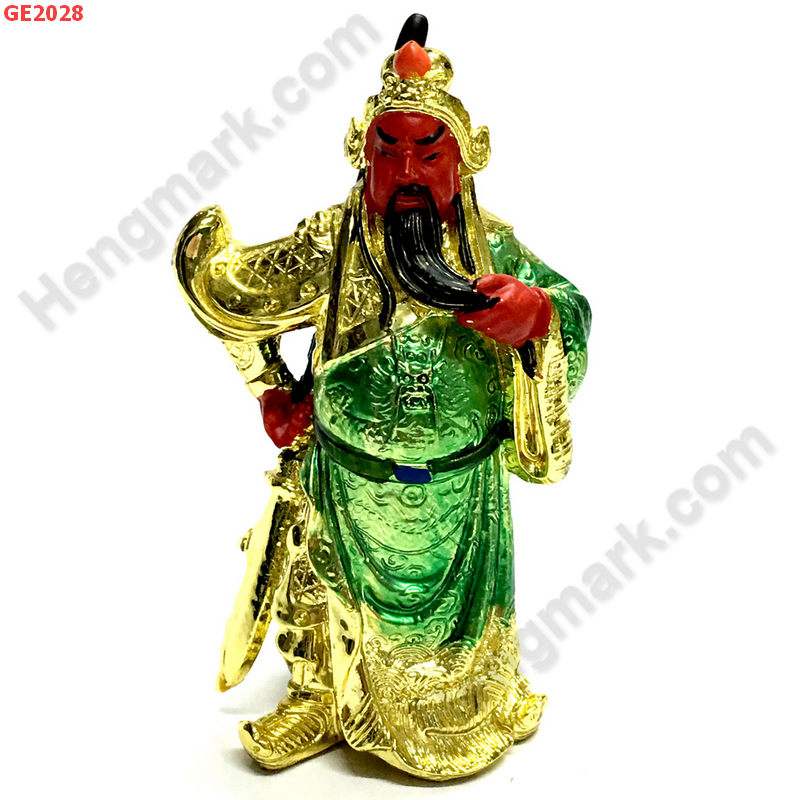 GE2028  เทพกวนอู ยืนจับหนวด ราคา 299 บาท http://ww2.hengmark.com/view_product/GE2028.htm