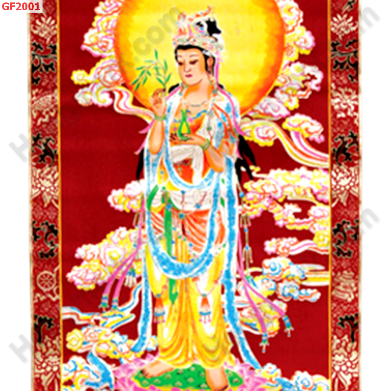 GF2001 ภาพมงคล เจ้าแม่กวนอิมประทับยืน ราคา 399 บาท http://ww2.hengmark.com/view_product/GF2001.htm