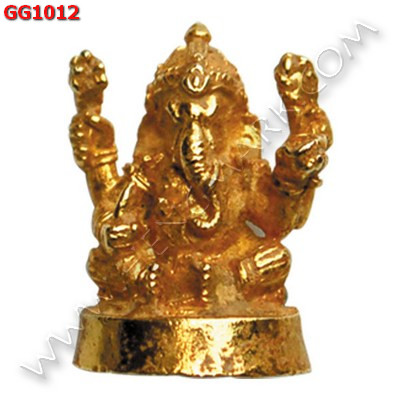 GG1012 พระพิฆเนศทองเหลืองชุบทอง  ราคา 199 บาท http://ww2.hengmark.com/view_product/GG1012.htm