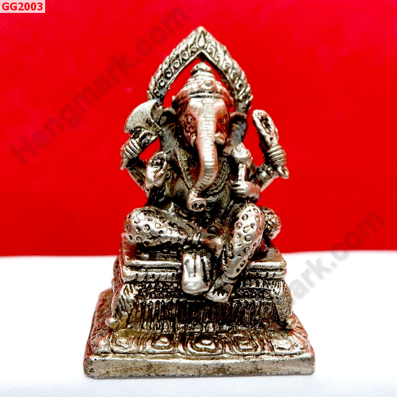 GG2003 พระพิฆเนศทองเหลืองขัดเงิน  ราคา 599 บาท http://ww2.hengmark.com/view_product/GG2003.htm