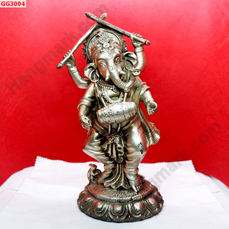 GG3004 พระพิฆเนศทองเหลืองขัดเงิน  ราคา 2900 บาท http://ww2.hengmark.com/view_product/GG3004.htm