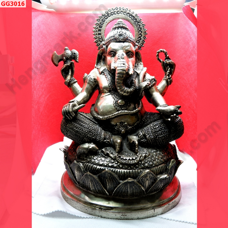GG3016 พระพิฆเนศทองเหลืองขัดเงิน ราคา 3900 บาท http://ww2.hengmark.com/view_product/GG3016.htm