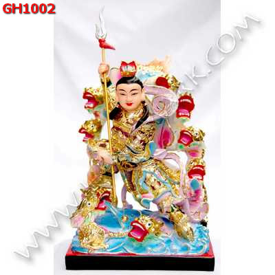 GH1002 เทพนาจาเหยียบมังกร 9 หัว ราคา 4900 บาท http://ww2.hengmark.com/view_product/GH1002.htm