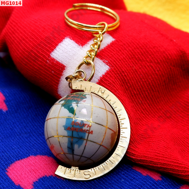 MG1014 พวงกุญแจลูกโลกคริสตัลสีครีม ราคา 229 บาท http://ww2.hengmark.com/view_product/MG1014.htm