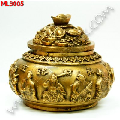 ML3005 โถมั่งคั่งทองเหลืองเล็ก ราคา 1500 บาท http://ww2.hengmark.com/view_product/ML3005.htm