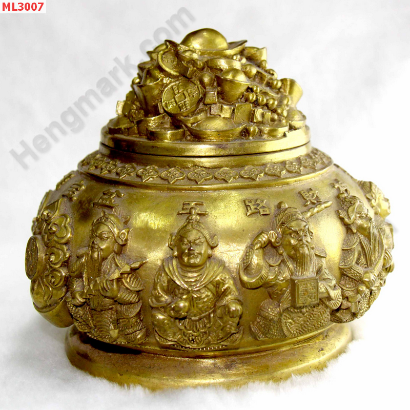 ML3007 โถมั่งคั่งทองเหลือง ชุดใหญ่ ราคา 4500 บาท http://ww2.hengmark.com/view_product/ML3007.htm