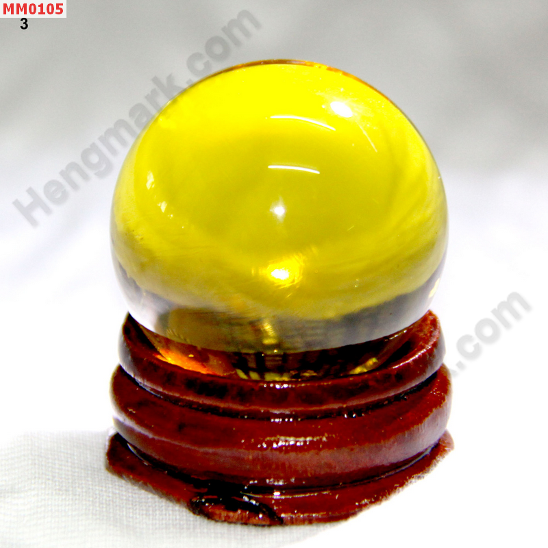 MM0105 ลูกแก้วใสสีเหลือง (30mm)(W) ราคา 125 บาท http://ww2.hengmark.com/view_product/MM0105.htm
