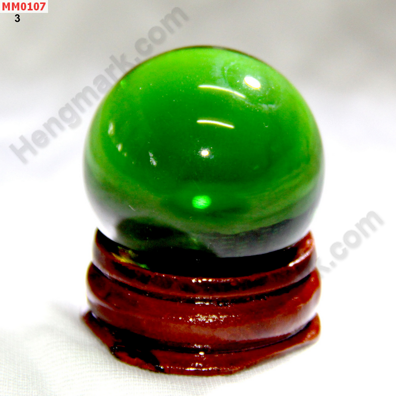 MM0107 ลูกแก้วใสสีเขียว (30mm)(W) ราคา 125 บาท http://ww2.hengmark.com/view_product/MM0107.htm
