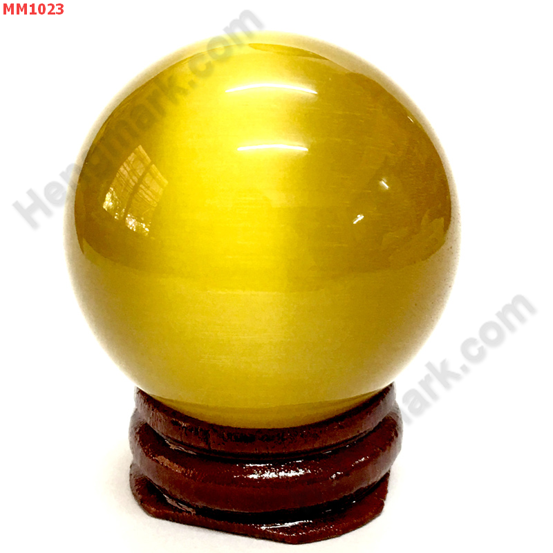 MM1023 ลูกแก้วตาแมว สีเหลือง (40mm) ราคา 150 บาท http://ww2.hengmark.com/view_product/MM1023.htm