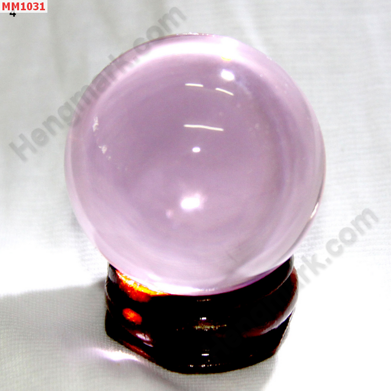 MM1031 ลูกแก้วใสสีชมพู (40mm)(W) ราคา 200 บาท http://ww2.hengmark.com/view_product/MM1031.htm