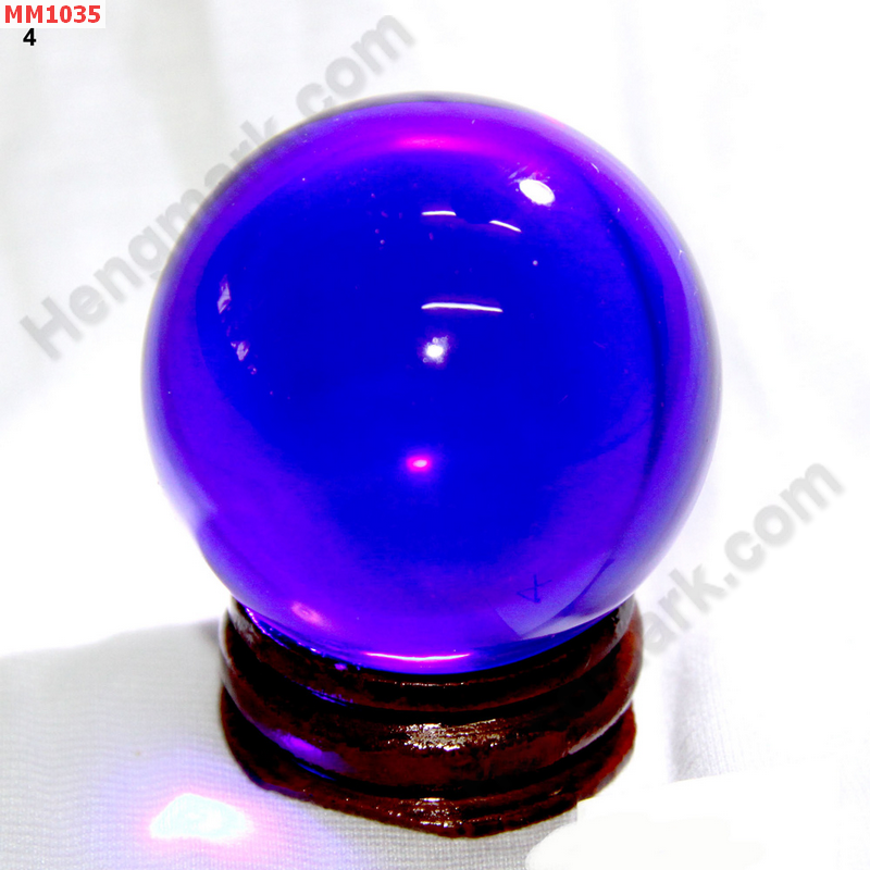 MM1035 ลูกแก้วใสสีน้ำเงิน (40mm)(W) ราคา 200 บาท http://ww2.hengmark.com/view_product/MM1035.htm