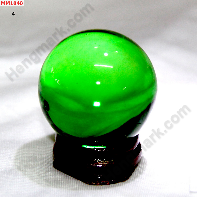 MM1040 ลูกแก้วใส สีเขียว (40mm) ราคา 150 บาท http://ww2.hengmark.com/view_product/MM1040.htm