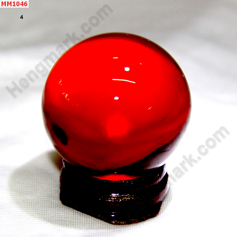 MM1046 ลูกแก้วใส สีแดง (40mm) ราคา 150 บาท http://ww2.hengmark.com/view_product/MM1046.htm