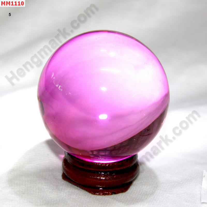 MM1110 ลูกแก้วใส สีชมพู (50mm) ราคา 200 บาท http://ww2.hengmark.com/view_product/MM1110.htm