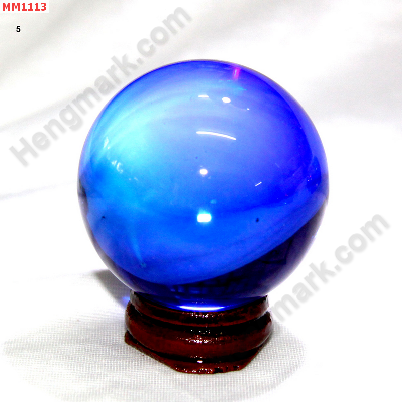 MM1113 ลูกแก้วใส สีน้ำเงิน (50mm) ราคา 200 บาท http://ww2.hengmark.com/view_product/MM1113.htm