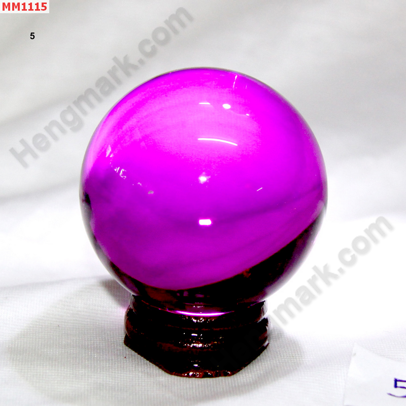 MM1115 ลูกแก้วใส สีชมพูอมม่วง (50mm) ราคา 200 บาท http://ww2.hengmark.com/view_product/MM1115.htm