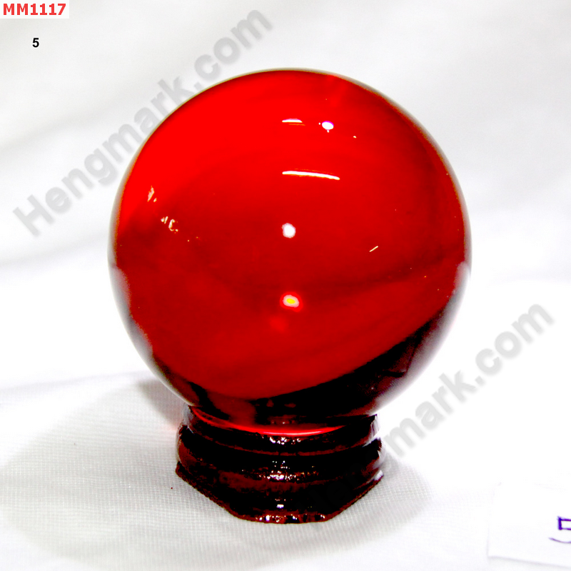 MM1117 ลูกแก้วใส สีแดง (50mm) ราคา 200 บาท http://ww2.hengmark.com/view_product/MM1117.htm