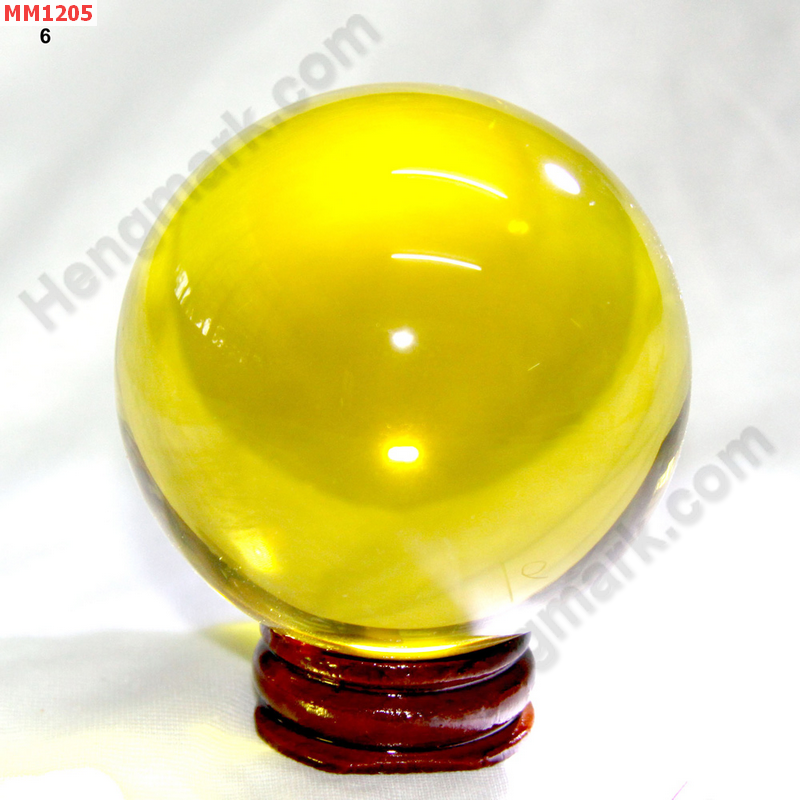MM1205 ลูกแก้วใสสีเหลือง พร้อมขาตั้ง (60mm)(W) ราคา 500 บาท http://ww2.hengmark.com/view_product/MM1205.htm