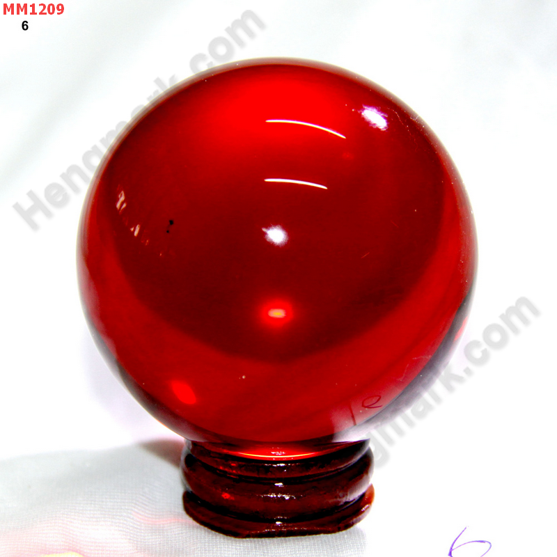 MM1209 ลูกแก้วใสสีแดง พร้อมขาตั้ง (60mm)(W) ราคา 600 บาท http://ww2.hengmark.com/view_product/MM1209.htm