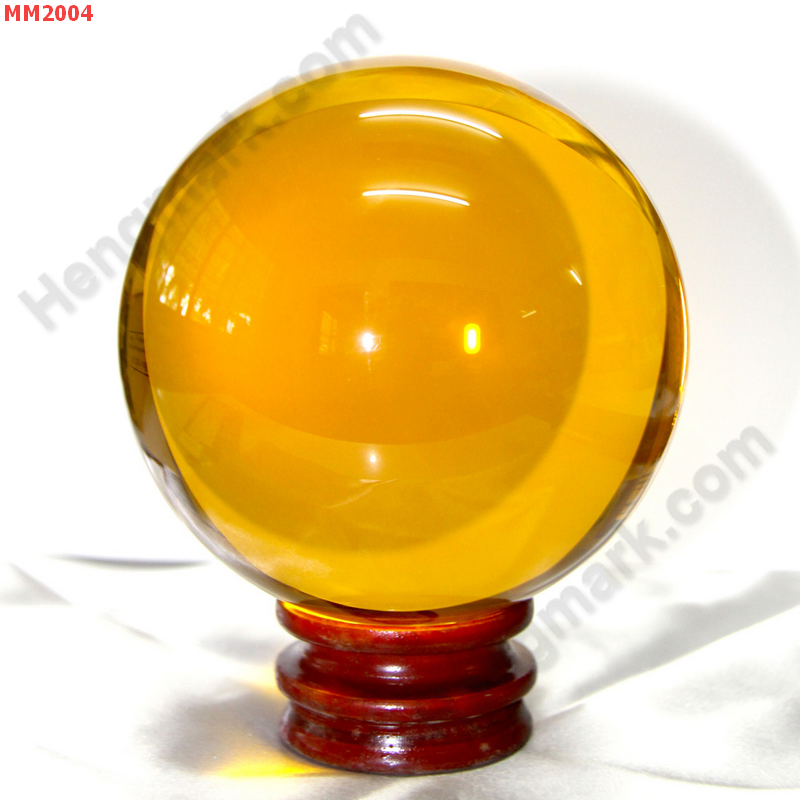 MM2004 ลูกแก้วใส สีส้ม พร้อมขาตั้ง (100mm) ราคา 900 บาท http://ww2.hengmark.com/view_product/MM2004.htm