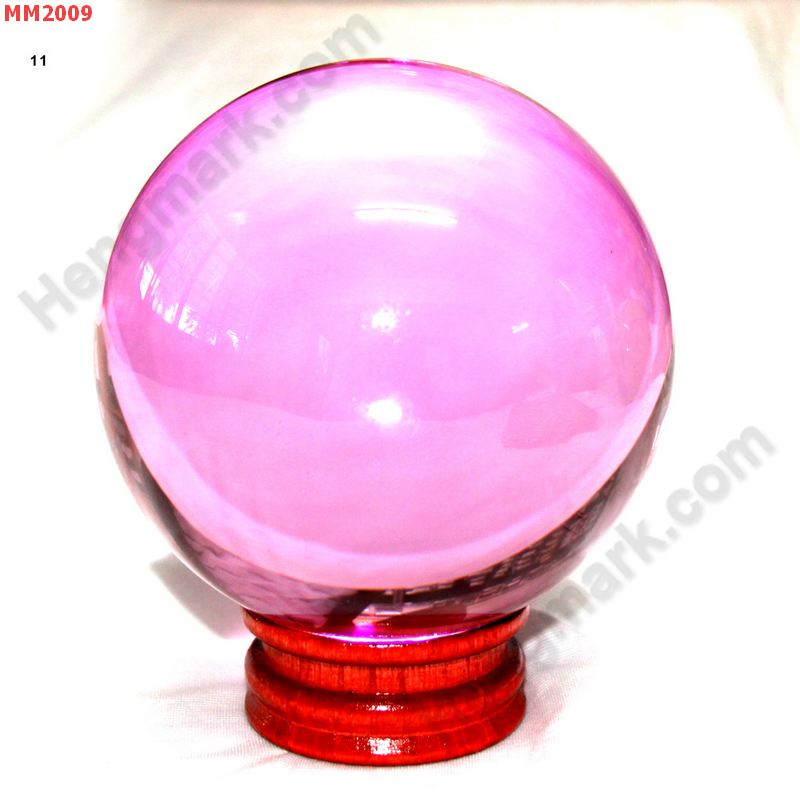 MM2009 ลูกแก้วใส สีชมพู (110mm) ราคา 1000 บาท http://ww2.hengmark.com/view_product/MM2009.htm