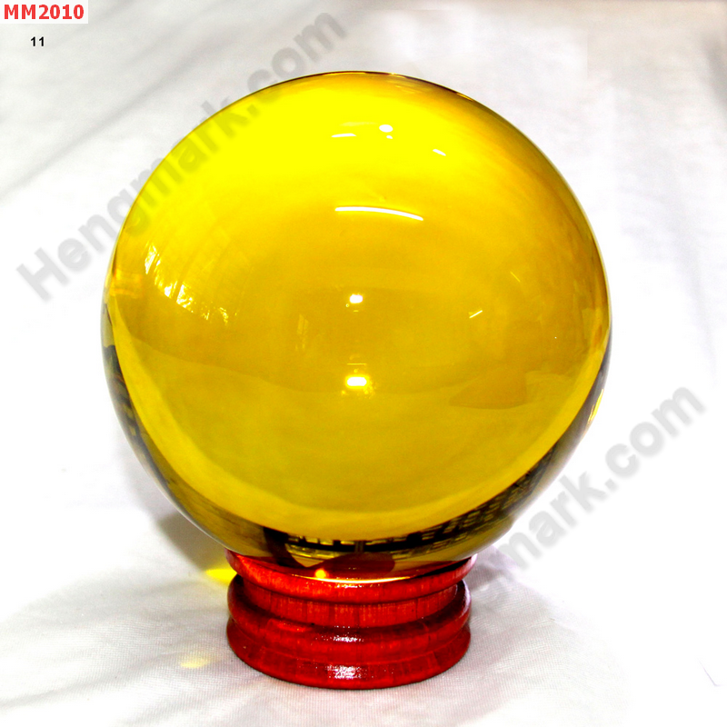 MM2010 ลูกแก้วใส สีเหลือง (110mm) ราคา 1000 บาท http://ww2.hengmark.com/view_product/MM2010.htm