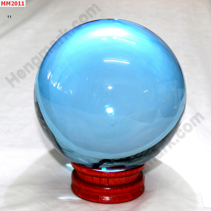 MM2011 ลูกแก้วใส สีฟ้า (110mm) ราคา 1000 บาท http://ww2.hengmark.com/view_product/MM2011.htm