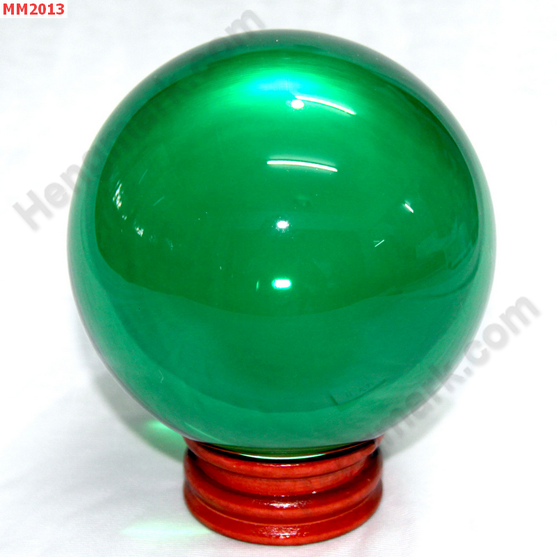 MM2013 ลูกแก้วใส สีเขียว (110mm) ราคา 1000 บาท http://ww2.hengmark.com/view_product/MM2013.htm