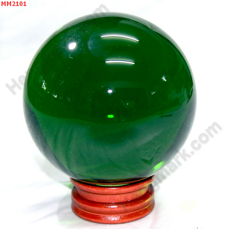 MM2101 ลูกแก้วสีเขียว (100mm)(W) ราคา 1400 บาท http://ww2.hengmark.com/view_product/MM2101.htm
