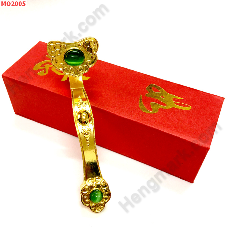 MO2005 หรูยี่เคลือบทองหัวมีพลอยเขียว ราคา 299 บาท http://ww2.hengmark.com/view_product/MO2005.htm