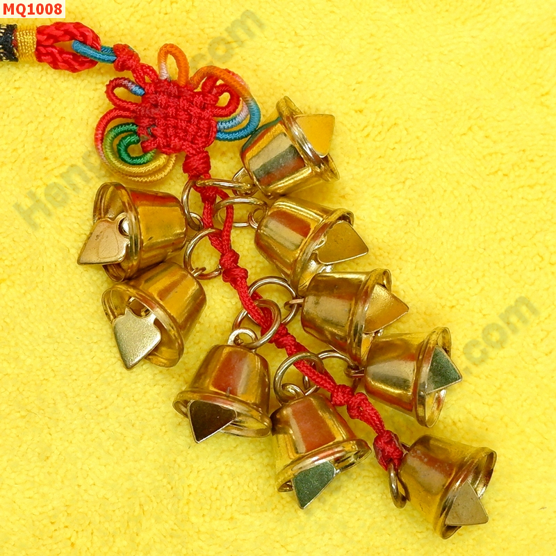 MQ1008 กระดิ่งสีทอง 9 ชิ้น พร้อมที่แขวน ราคา 199 บาท http://ww2.hengmark.com/view_product/MQ1008.htm