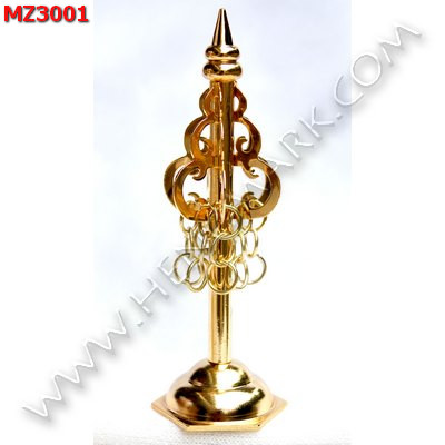 MZ3001 ไม้พลองหกห่วงทองเหลืองชุบทอง ราคา 399 บาท http://ww2.hengmark.com/view_product/MZ3001.htm