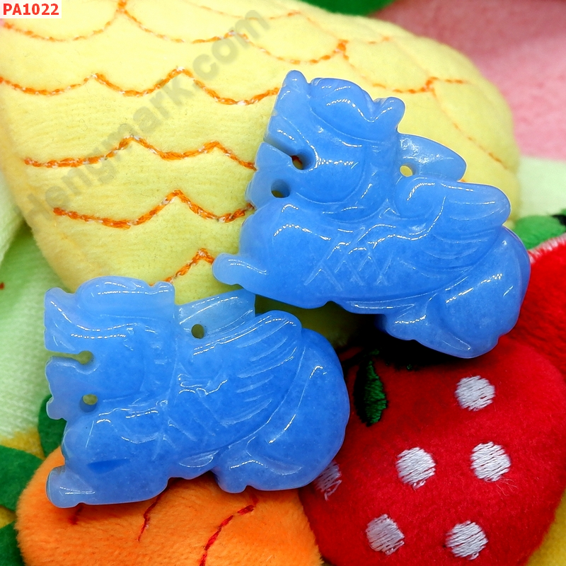 PA1022 ปี่เซียะคู่ตั้งโต๊ะ สีฟ้า ราคา 599 บาท http://ww2.hengmark.com/view_product/PA1022.htm