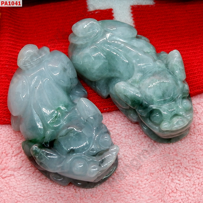 PA1041 ปี่เซียะหยกคู่ตั้งโต๊ะ (ขายเป็นคู่) ราคา 500 บาท http://ww2.hengmark.com/view_product/PA1041.htm