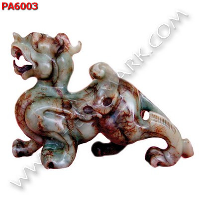 PA6003 ปี่เซียะคู่ตั้งโต๊ะ หินเนื้อหยก ราคา 7900 บาท http://ww2.hengmark.com/view_product/PA6003.htm