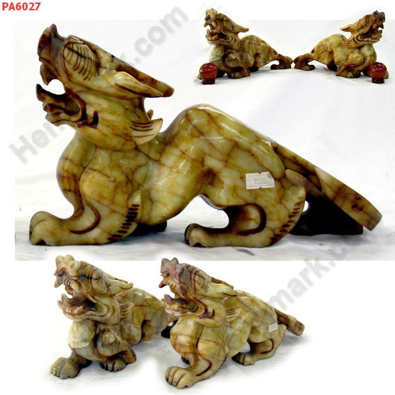 PA6027 ปี่เซียะคู่ตั้งโต๊ะ ไม่มีปีก ราคา 7900 บาท http://ww2.hengmark.com/view_product/PA6027.htm