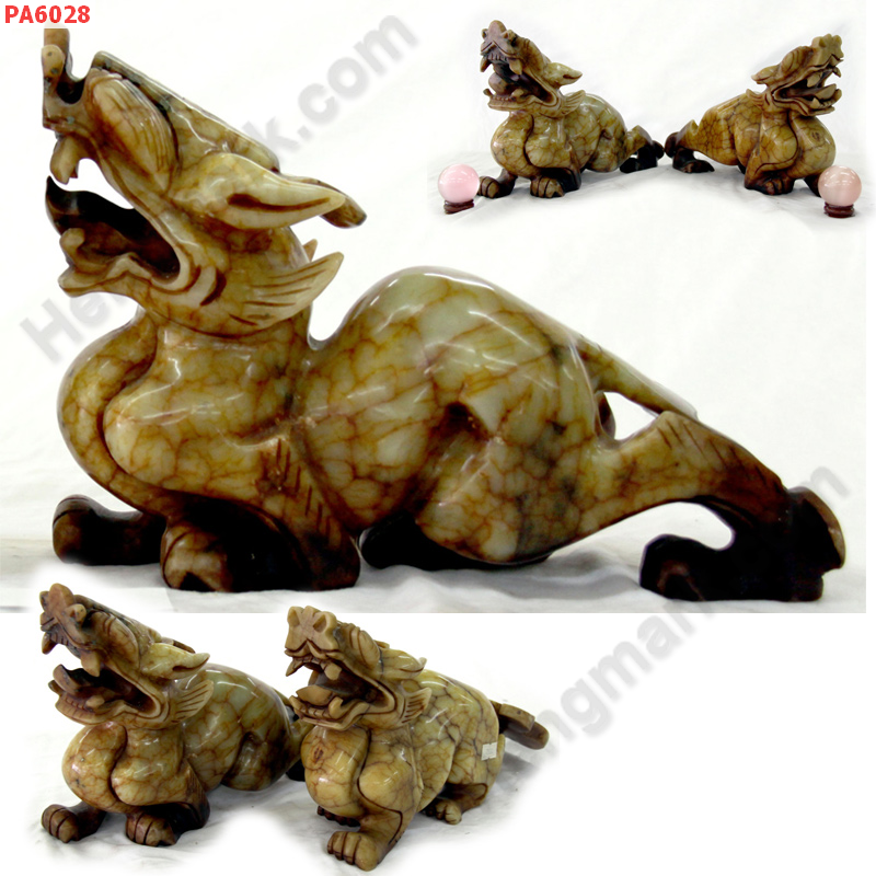 PA6028 ปี่เซียะคู่ตั้งโต๊ะ ไม่มีปีก ราคา 7900 บาท http://ww2.hengmark.com/view_product/PA6028.htm