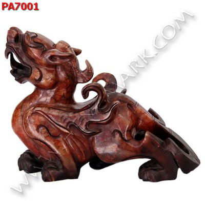 PA7001 ปี่เซียะ คู่ตั้งโต๊ะ หินสีแดง ราคา 16900 บาท http://ww2.hengmark.com/view_product/PA7001.htm