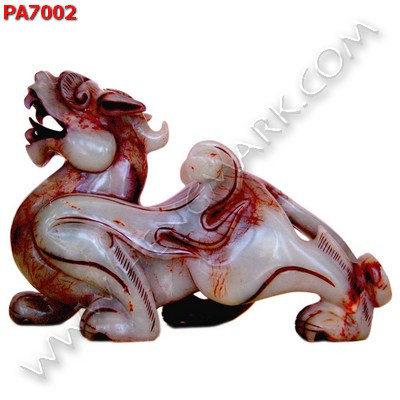 PA7002 ปี่เซียะคู่ตั้งโต๊ะ เนื้อหินหยก ราคา 12900 บาท http://ww2.hengmark.com/view_product/PA7002.htm