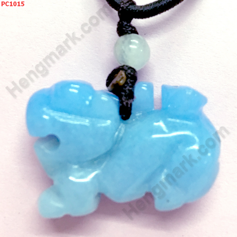 PC1015 สร้อยคอปี่เซียะ หินสีฟ้า ราคา 199 บาท http://ww2.hengmark.com/view_product/PC1015.htm