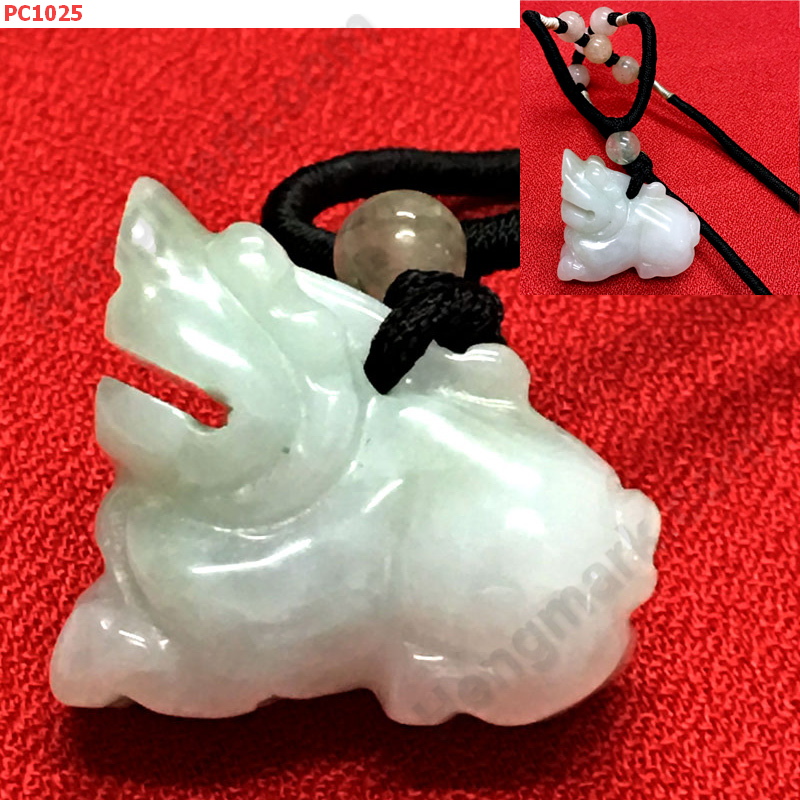 PC1025 สร้อยคอปี่เซียะ หยกเขียวเนื้อละเอียด ราคา 199 บาท http://ww2.hengmark.com/view_product/PC1025.htm