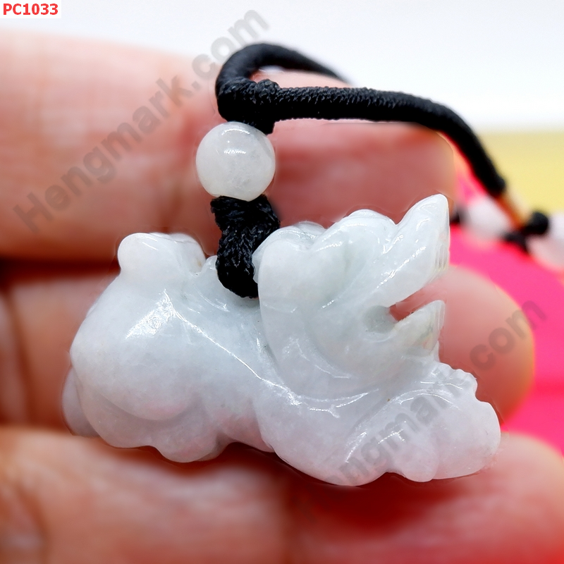 PC1033 ปี่เซียะหยกขาวอมเขียว พร้อมสร้อยเชือก ราคา 199 บาท http://ww2.hengmark.com/view_product/PC1033.htm