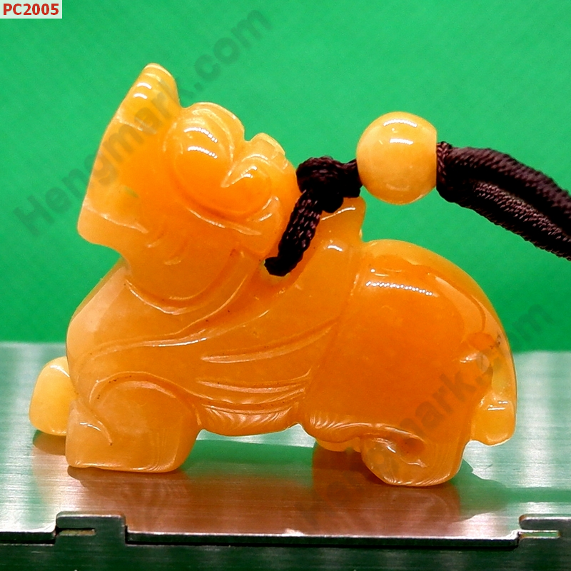 PC2005 สร้อยคอปี่เซียะหยกเหลือง ราคา 299 บาท http://ww2.hengmark.com/view_product/PC2005.htm