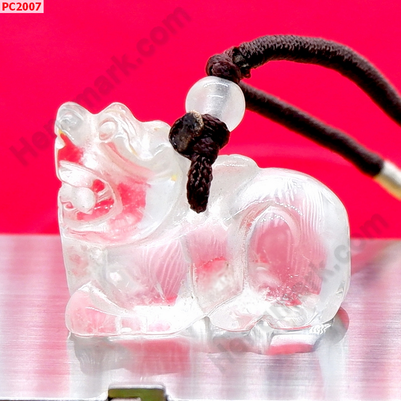 PC2007 สร้อยคอปี่เซียะ คริสตัลใส(ธรรมชาติ) ราคา 299 บาท http://ww2.hengmark.com/view_product/PC2007.htm