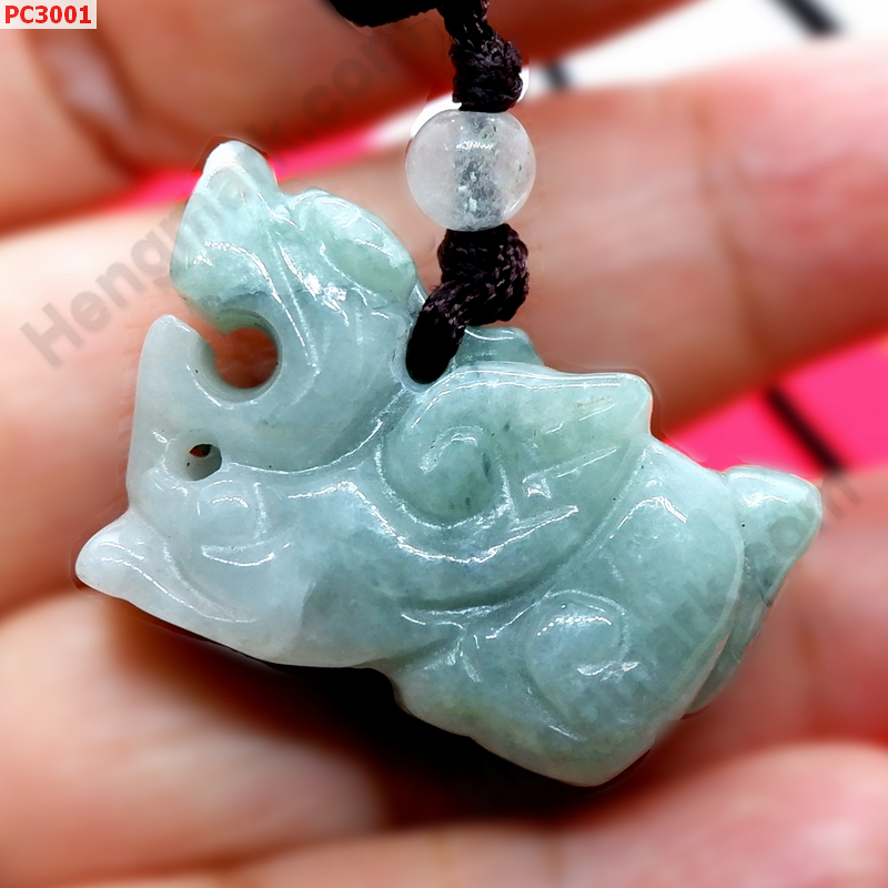 PC3001 สร้อยคอปี่เซียะหยกขาวอมเขียว ราคา 399 บาท http://ww2.hengmark.com/view_product/PC3001.htm