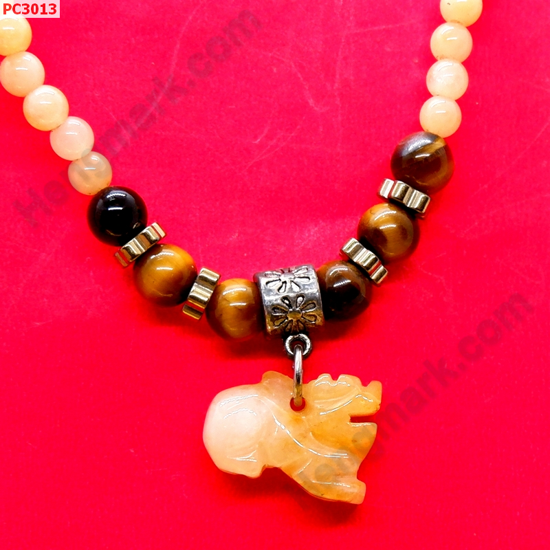 PC3013 สร้อยคอ จี้ปี่เซียะหยกเหลือง ราคา 399 บาท http://ww2.hengmark.com/view_product/PC3013.htm