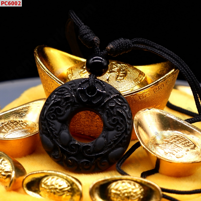 PC6002 สร้อยคอปี่เซียะคู่ หินอ๊อบซิเดียน ราคา 649 บาท http://ww2.hengmark.com/view_product/PC6002.htm