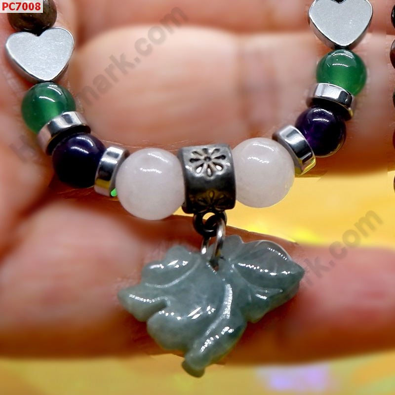 PC7008 สร้อยคอหินทัวร์มาลีน จี้ปี่เซียะหยกเขียว ราคา 799 บาท http://ww2.hengmark.com/view_product/PC7008.htm