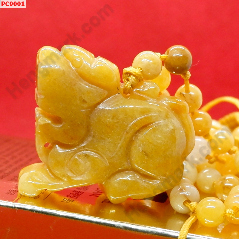 PC9001 สร้อยคอปี่เซียะหยกเหลือง พร้อมสร้อยคอหยกเหลือง ราคา 798 บาท http://ww2.hengmark.com/view_product/PC9001.htm